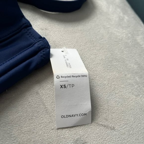 XS Old Navy Blue Corset Style Bikini Top - Picture 7 of 7